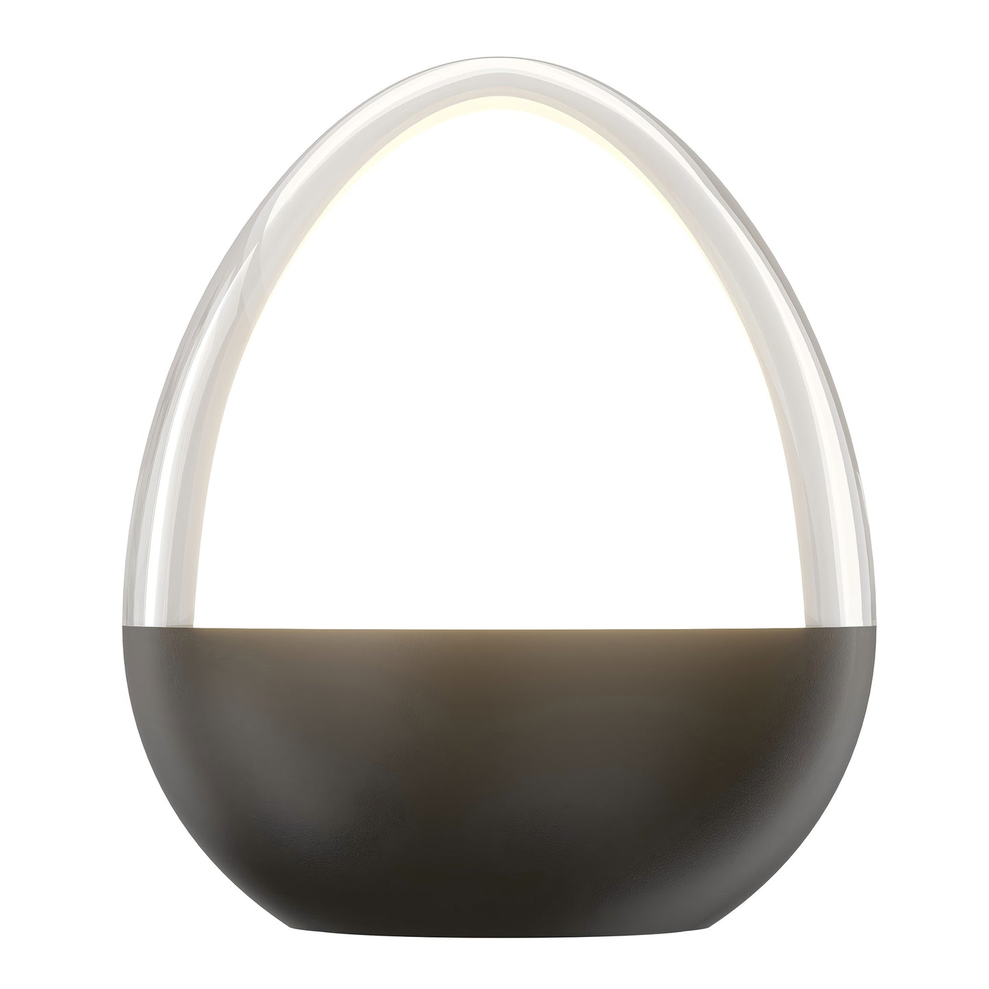 Lampe de table décoration LED blanc + RGB rechargeable OVIE H12cm