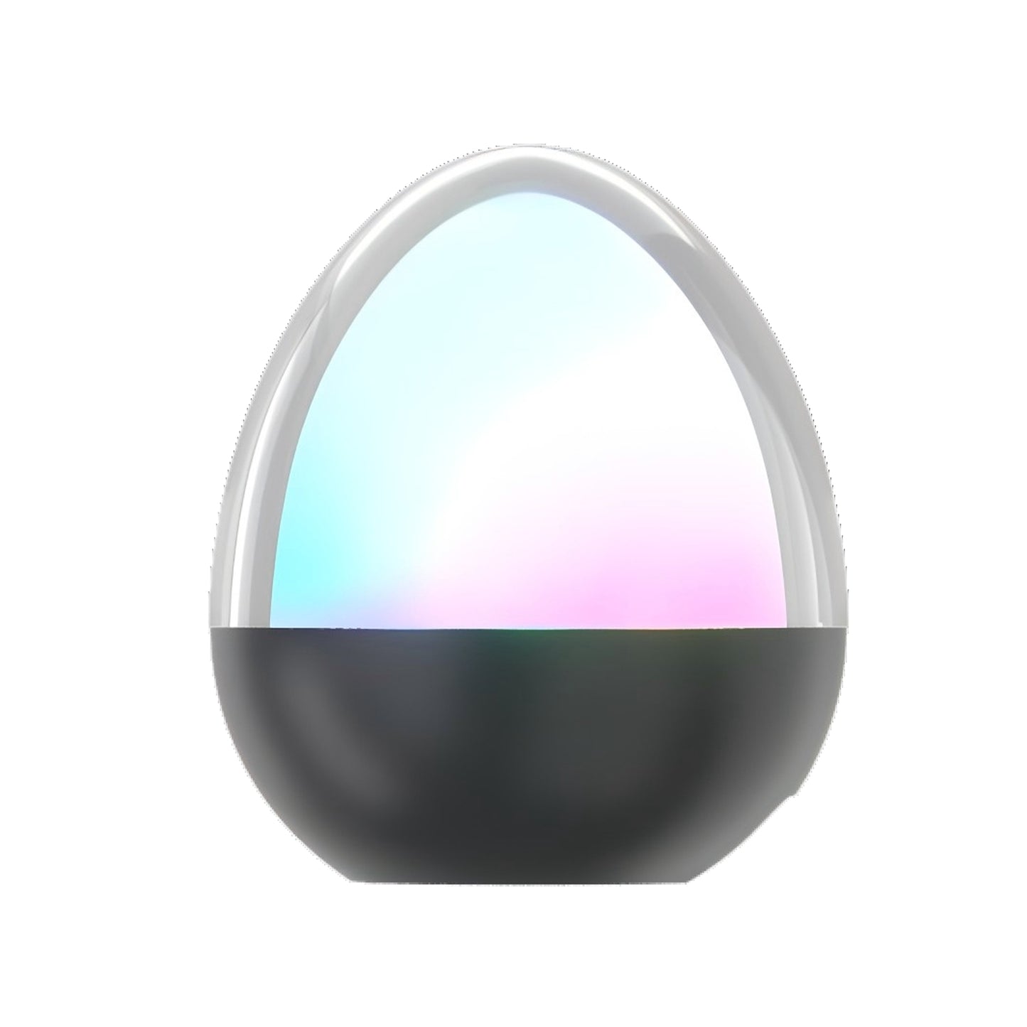 Lampe de table décoration LED blanc + RGB rechargeable OVIE H12cm