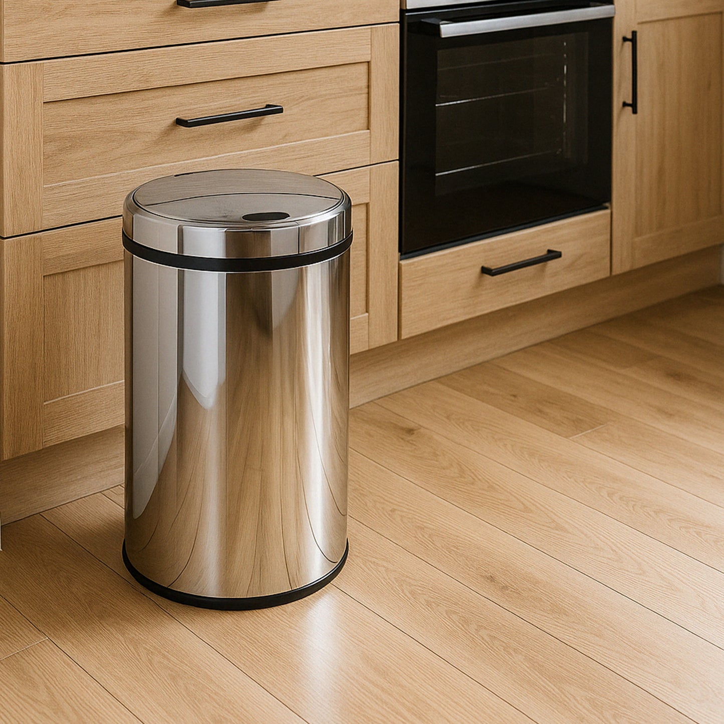 Poubelle de cuisine automatique 30L ARTIC en acier Inox avec seau