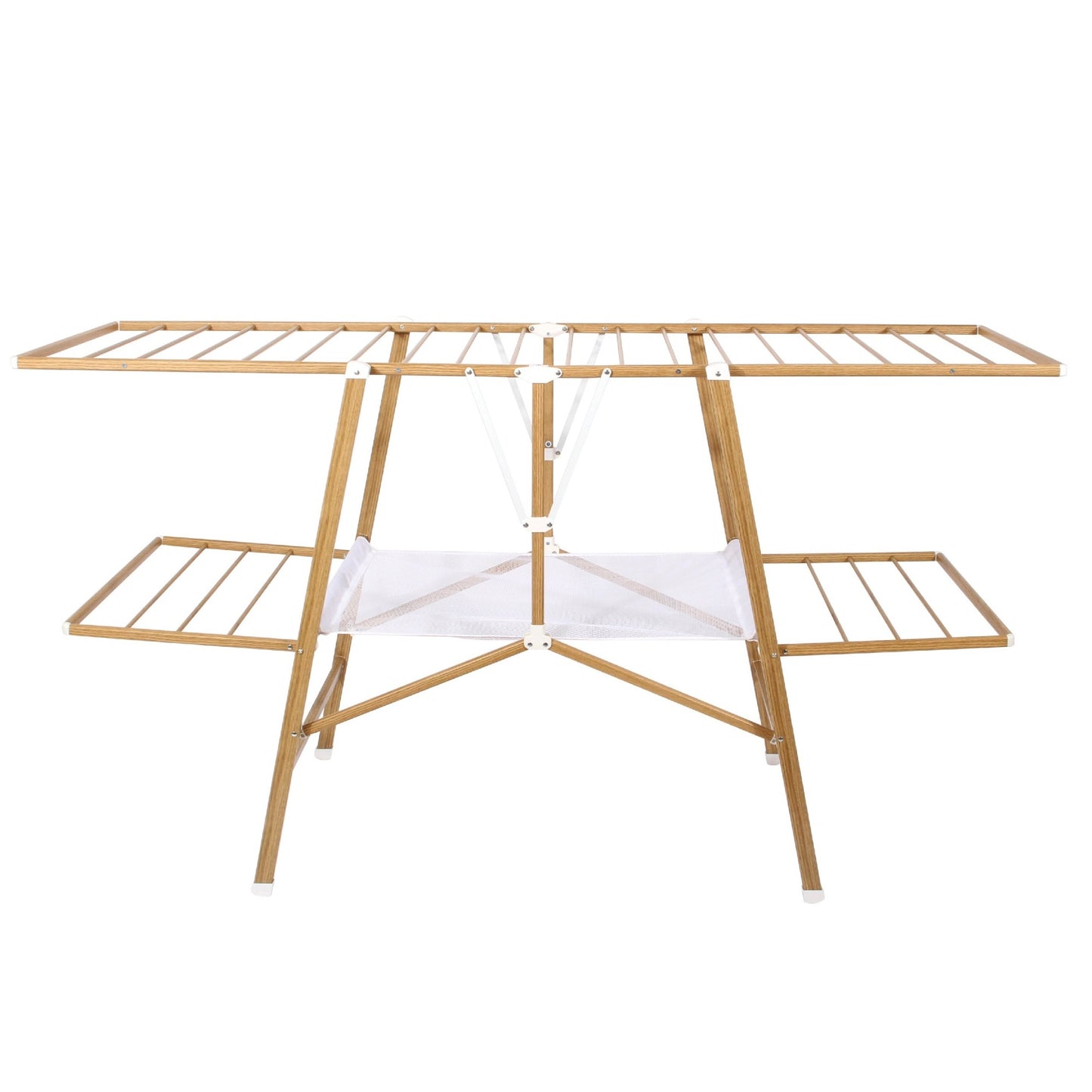 Séchoir à linge pliable étendoir multifonction 20M NAIROBI Couleur bois