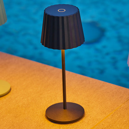 Lampe de table sans fil LED blanc chaud ABBY BLACK H30cm