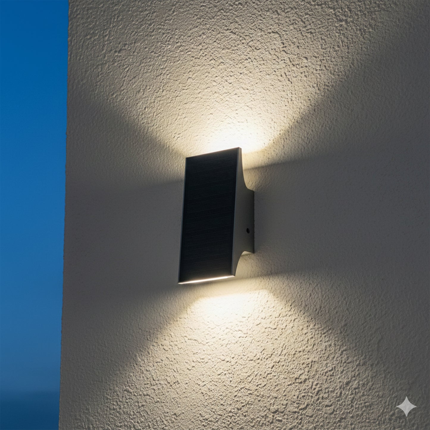 Applique murale solaire LED blanc froid DAYLOR WALL H21cm