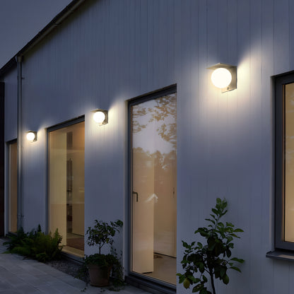 Applique murale solaire avec détecteur de mouvement LED blanc froid BOLLY WALL H14cm