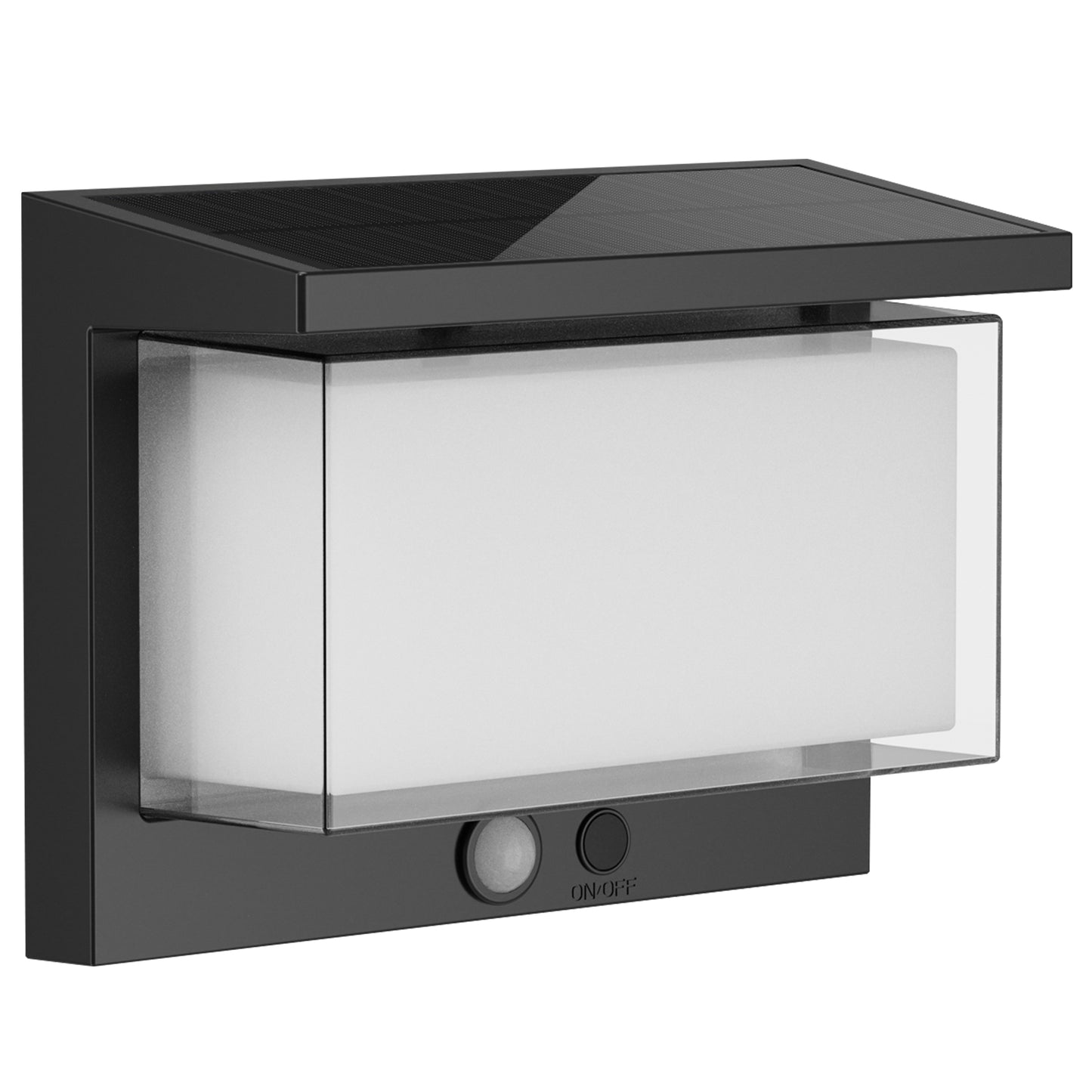 Applique murale solaire avec détecteur de mouvement ZEANY LED blanc chaud H15cm