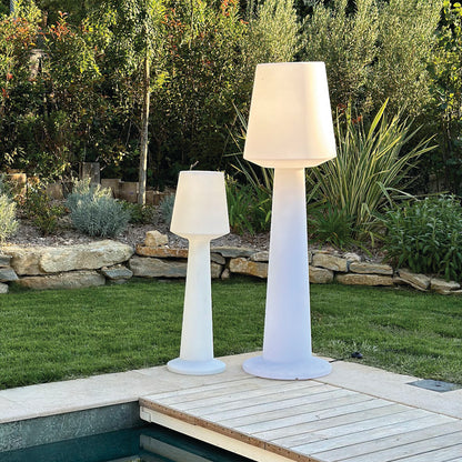Lampadaire design lumineux filaire pour extérieur éclairage puissant LED blanc AUSTRAL H110cm culot E27