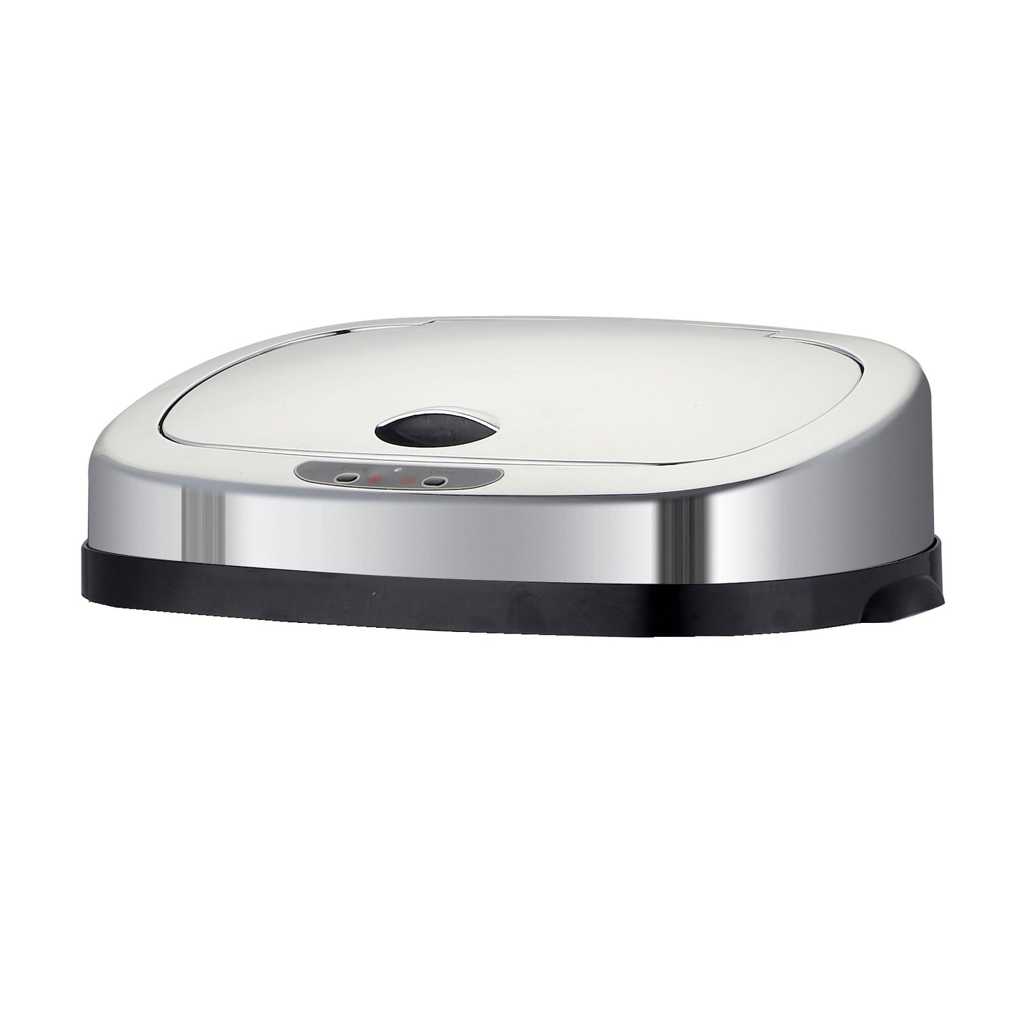 Couvercle de poubelle automatique rectangulaire modèle LARGO Chrome