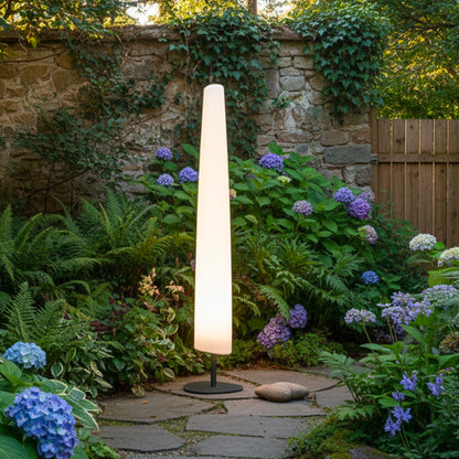 Lampadaire solaire LED blanc froid/ chaud BAY W160 SOLAR H160cm avec télécommande