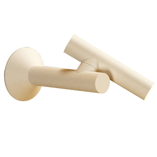 Lampe nomade murale et orientable beige à fixer en aluminium LED blanc chaud dimmable ZOOM WALL SAND ø8cm