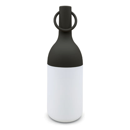 Lanterne sans fil LED blanc chaud ELO NOIRE H31cm
