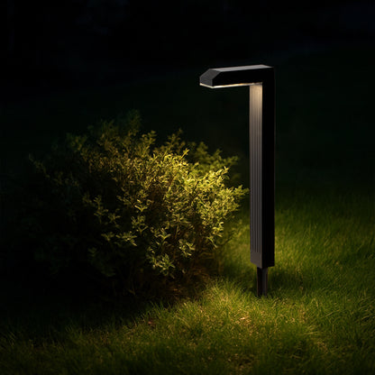 Lot de 4 balises solaires à piquer LED blanc chaud / froid 4X TORLY H40cm