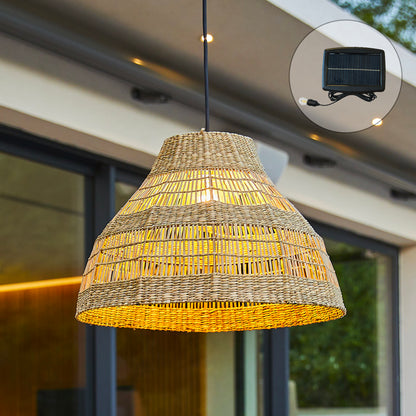 Suspension solaire MERIDA SOLAR en herbe marine avec câble hybride secteur et solaire 5m de longueur