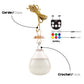 Suspension MARBELLA NOMAD en jute naturel style bohème avec ampoule LED nomade