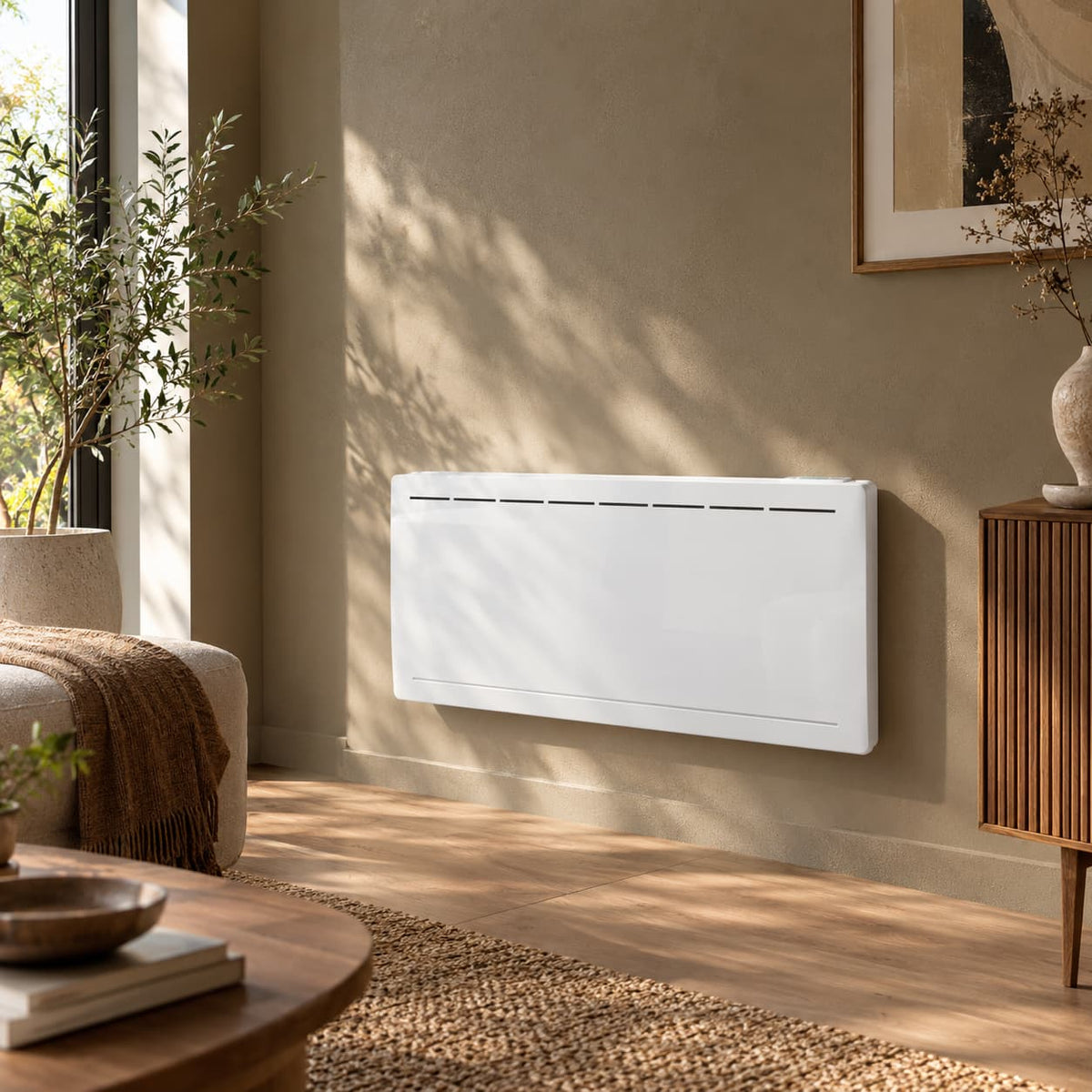 Radiateur électrique à inertie sèche FONTE écran LCD 2000W TANA