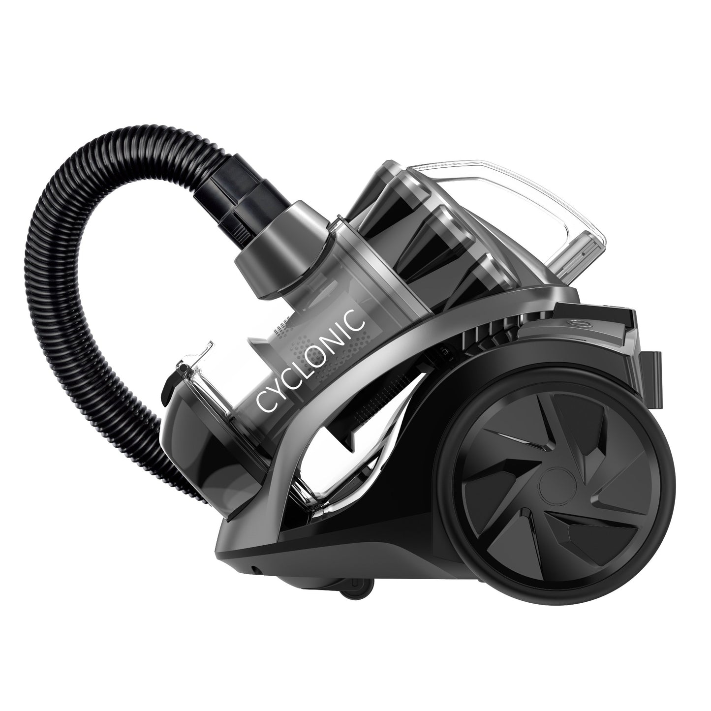 Aspirateur sans sac traineau multi cyclonique puissant filtration haute efficacité pour sols durs et tapis filtre HEPA 800 W 2L BLACK HUNTER - REDDECO.com