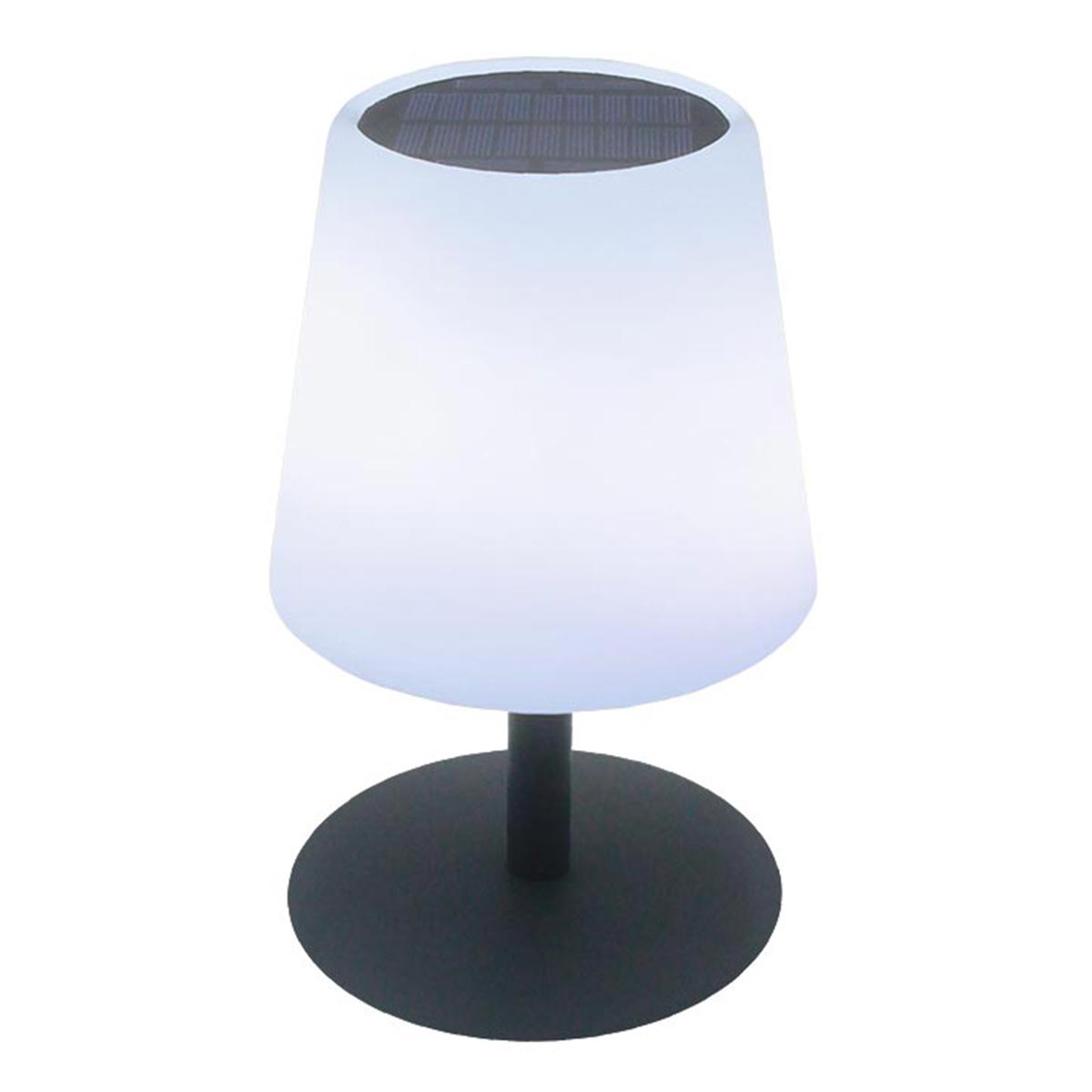 Lampe de table solaire et rechargeable LED blanc chaud/blanc dimmable STANDY TINY SOLAR H25cm - REDDECO.com