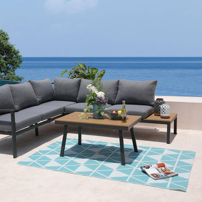 Tapis d’extérieur / intérieur réversible GALAPAGOS 180 x 90 cm - REDDECO.com